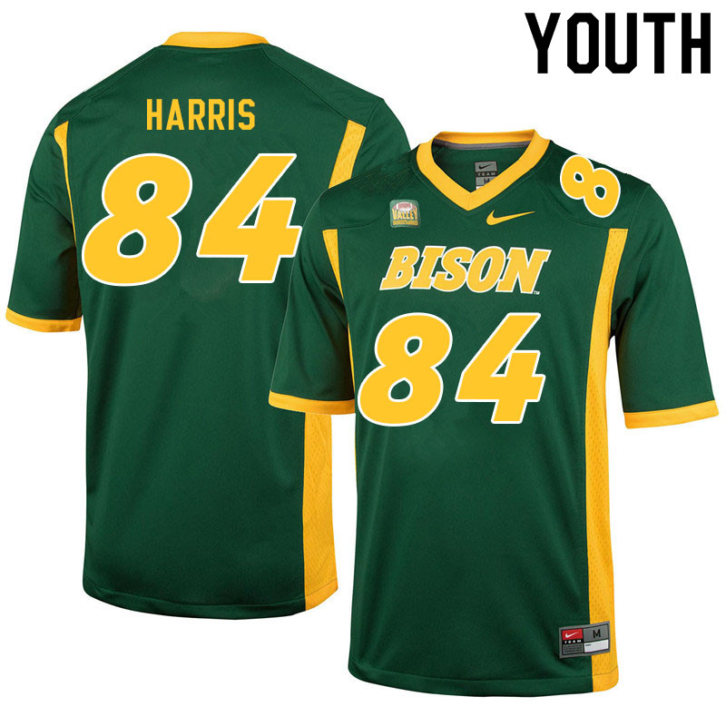 Youth #84 Chris Harris North Dakota State Bison College Football Jerseys Sale-Green - Click Image to Close